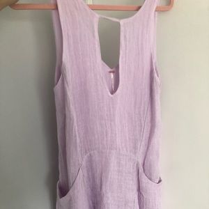Purple free people mini dress